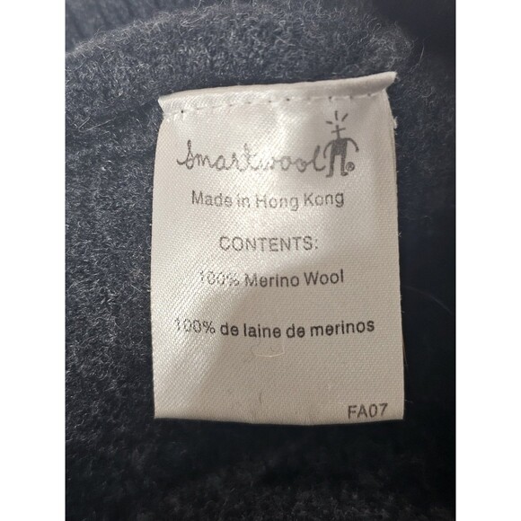 Smartwool Sweater Mens XL Heather Blue Merino Wool Blend 1/4 Zip Pullover - Picture 6 of 11